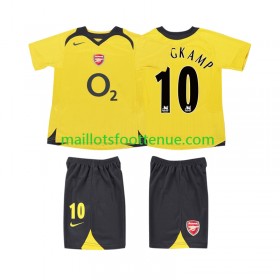 Maillot/Tenue Arsenal BERGKAMP 10 2006 Retro Enfant Exterieur 2005
